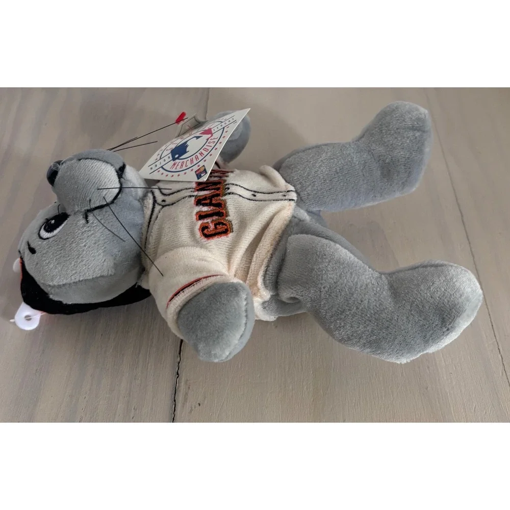 San Francisco Giants Lou Seal Plush MLB Forever Collectibles Bean Bag Mascot NEW